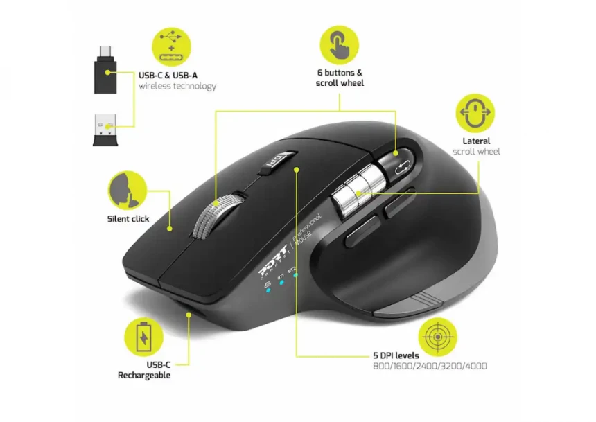 Bežični miš Port Designs Ultimate