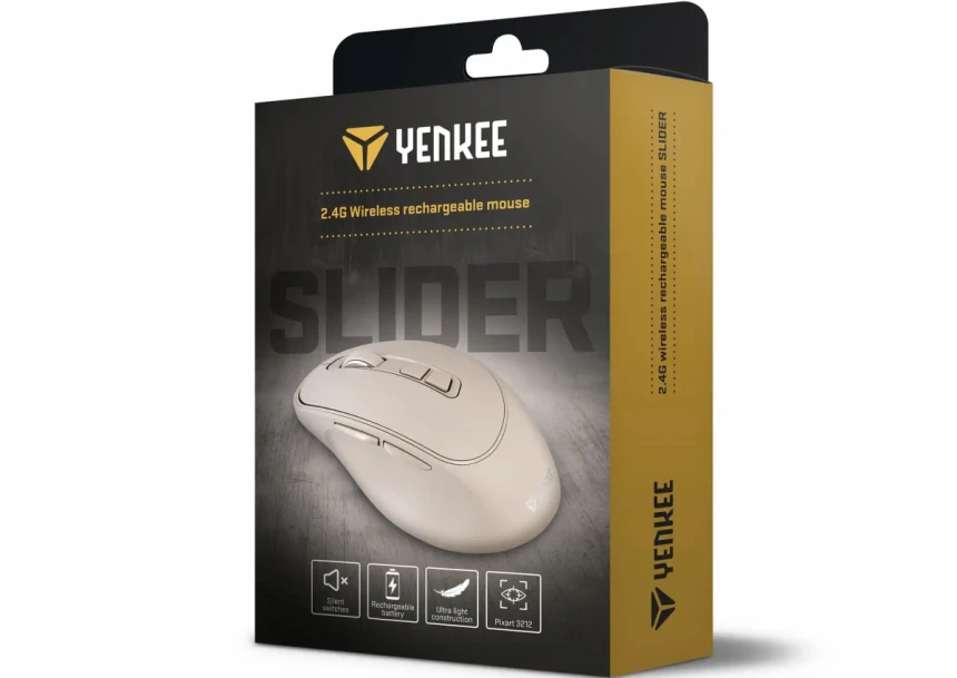 Bežični miš YENKEE YMS 2080BG WL SLIDER roze
