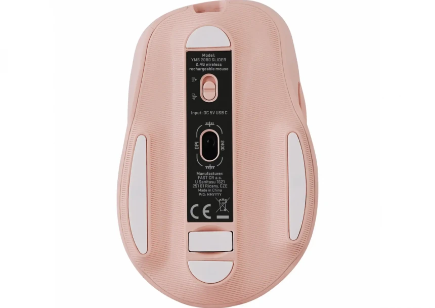 Bežični miš Yenkee YMS 2080PK WL SLIDER roze