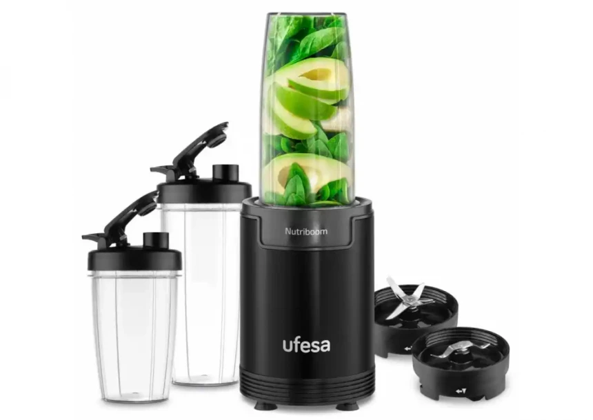Blender Ufesa Nutriboom/sivi/3 posude/snaga 900W