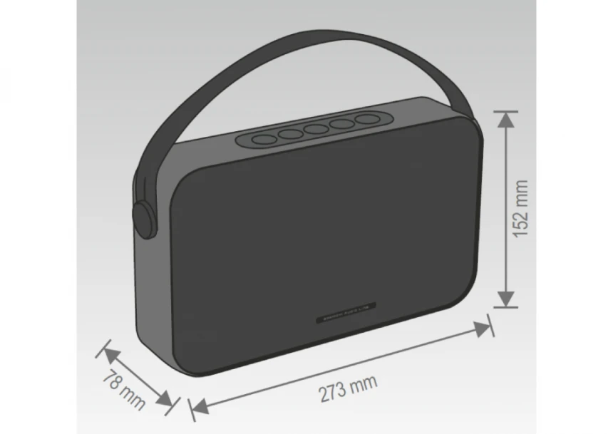 Bluetooth zvučnik 2x8W