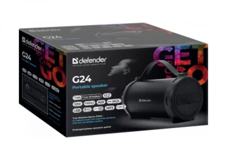 Bluetooth zvučnik Defender G24 10W BT/FM/USB/AUX/TWS