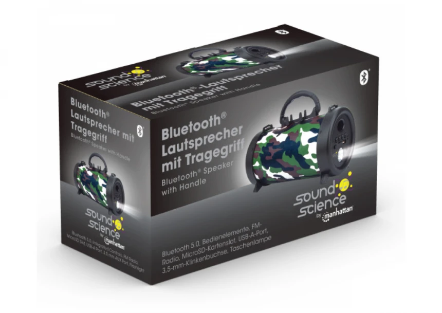 Bluetooth zvučnik Manhattan 165341 3W/3.5mm/USB/CR