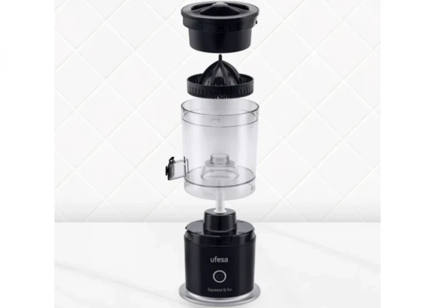 Cediljka za citruse Ufesa Squeeze&Go/punjivi/snaga 45W/crni
