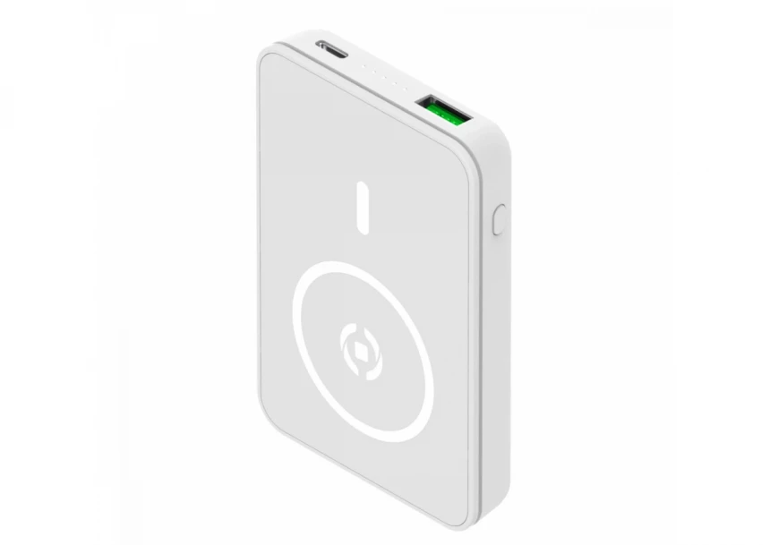 Celly magnetic wireless power bank 5000 mAh bela