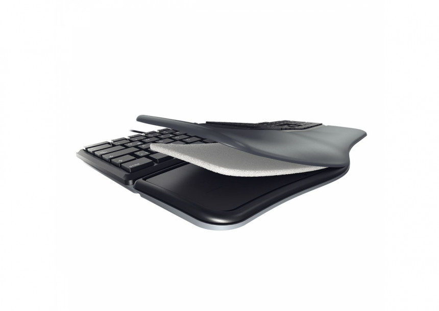 Cherry KC-4500 ergonomska tastatura, USB, YU, crna