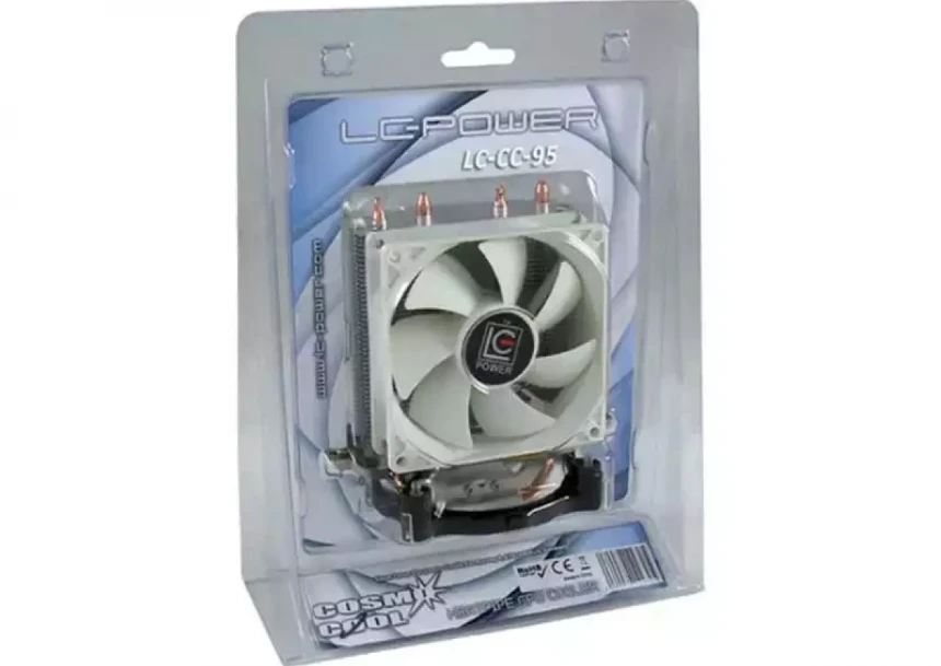 CPU Cooler Univerzalni LC Power Cosmo LC-CC-92-TB-W(1700/1200/AM4) TDP 130W White