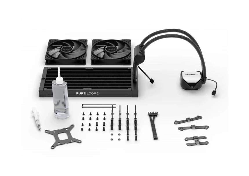 CPU vodeno hladjenje Be Quiet ARGB Pure Loop 2 280mm BW018 (AM4,AM3,1151,1150,1155,1200,1700)