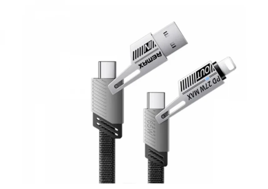 DATA kabl Remax RC-C189 3.1 USB/TIP C/Iphone 65W 1m crna