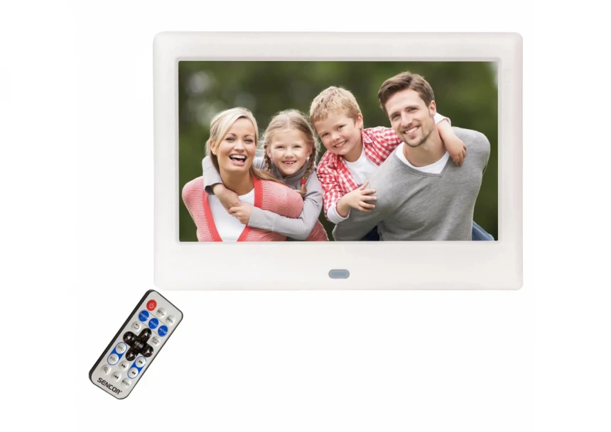 Digitalni Foto ram za slike SENCOR SDF 782 WH bela