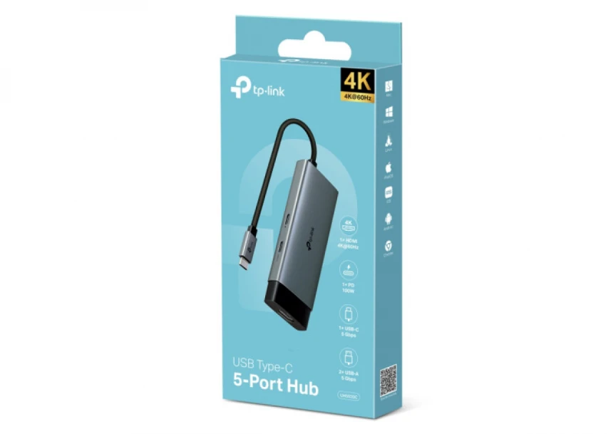 Docking station TP-Link UH5020C USB-C HDMI/2xUSB 3.0/USB-C/PD 100W