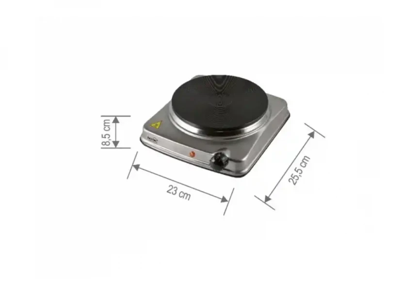 Električni rešo Home HG R03SS/snaga 1500W/sivi