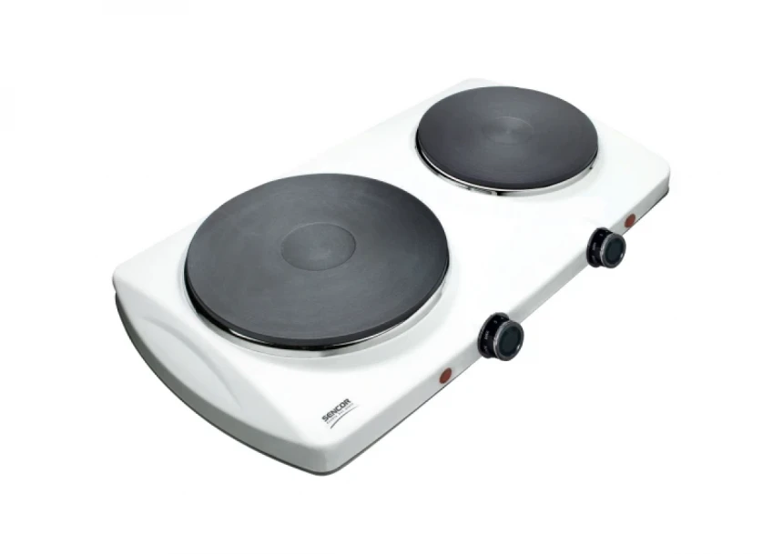 Električni rešo Sencor SCP 2253WH-EUE4 /snaga 2500W/dve ringle 18+15cm/bela