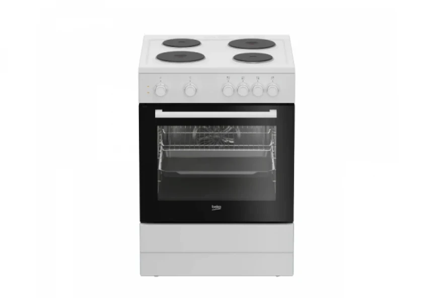 Električni šporet Beko FBE66000WD širina 60cm/ventilator/4x strujna ringla