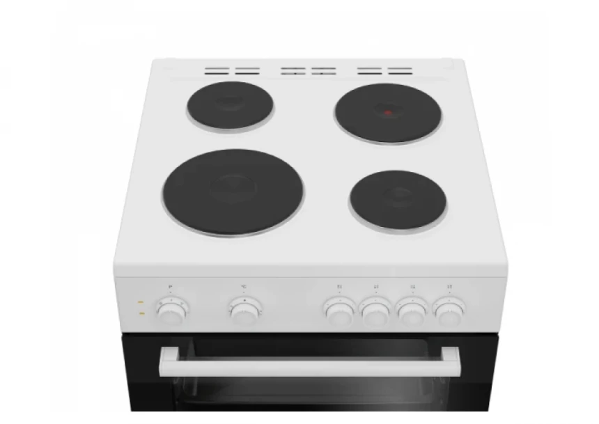 Električni šporet Beko FBE66000WD širina 60cm/ventilator/4x strujna ringla