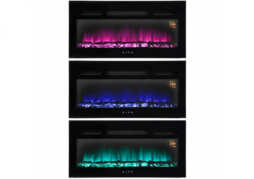 Električni ugradni kamin Home FKKI05 snaga 2000W