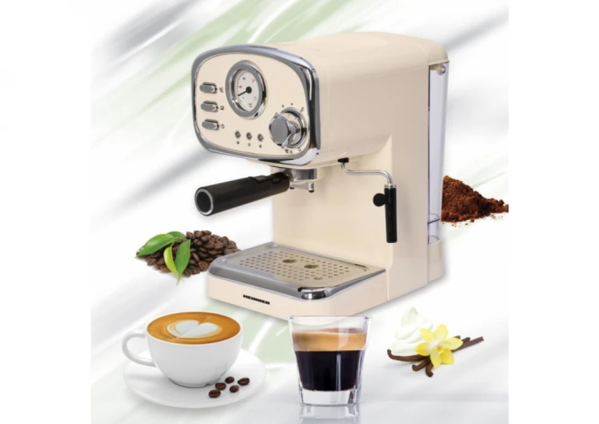 Espresso aparat HEINNER Retro HEM-1100CR 15bar/1,25l