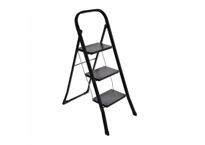 ESTIA ES04-14711 MERDEVINE METALNE 3 STEPENIKA CRNE