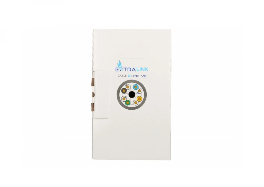 EXTRALINK Cat6 UTP V2 indor twisted pair 305m, LZSH, čist bakar