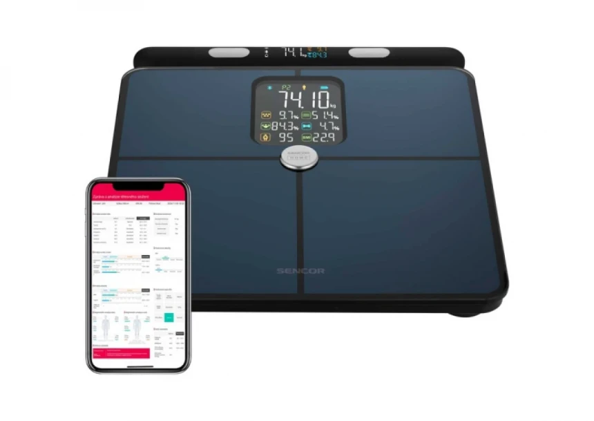 Fitnes smart vaga Sencor SBS 9102BK/LCD/crna