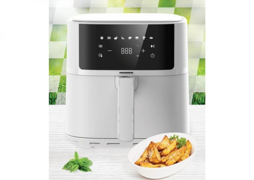 Friteza Air Fryer HEINNER HAF-B6WH17SQ/1700W/5,7l/bela