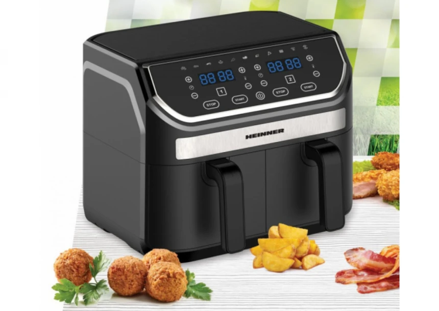 Friteza Air Fryer HEINNER HAF-KDB1700BK 1700W/8.5l/crna