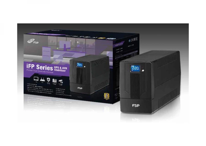 FSP UPS line interactive iFP 1500VA/900W šuko x2+IEC x2 12V/9Ahx2 LCD