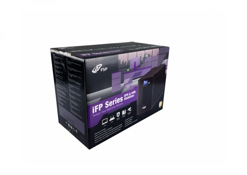 FSP UPS line interactive iFP 1500VA/900W šuko x2+IEC x2 12V/9Ahx2 LCD