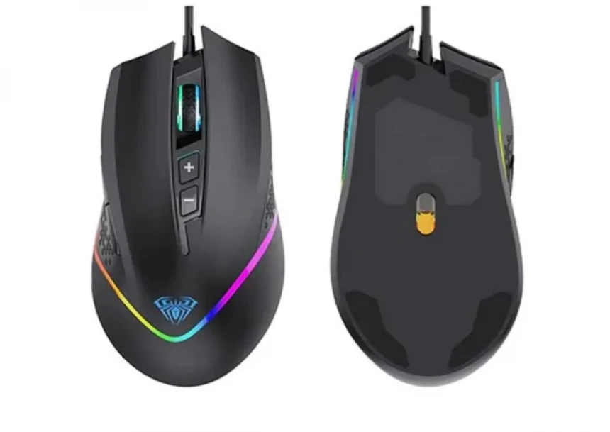 Gaming miš AULA F805 6400DPI/7D/RGB/Crni