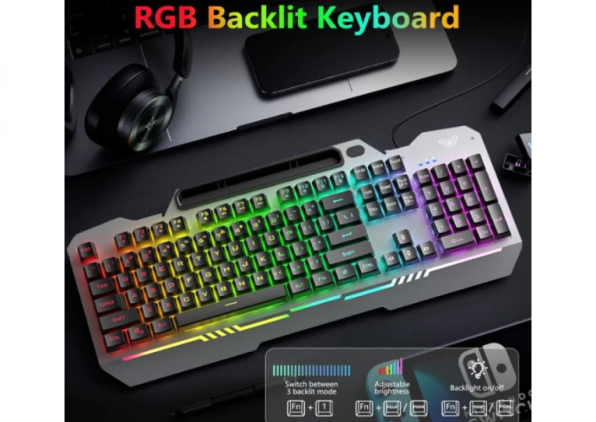 Gaming set tastatura i mis Aula T102 zicna, USB