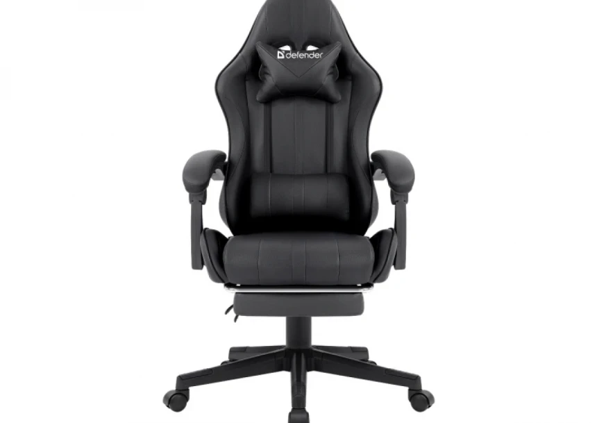 Gaming stolica Defender Azure crna