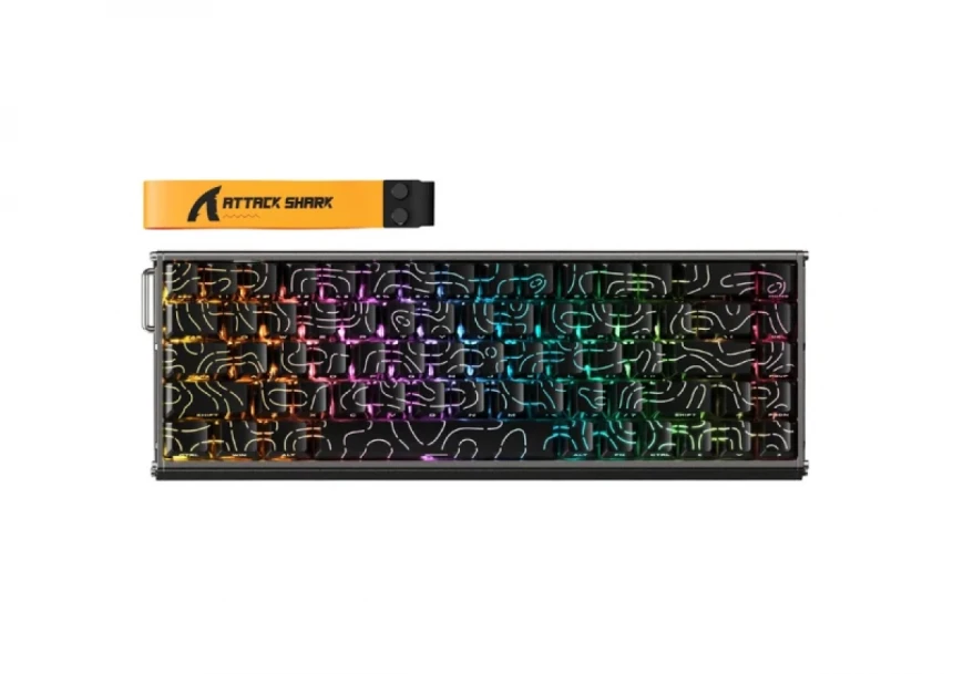 Gaming tastatura Attack Shark X68MAX Mag...