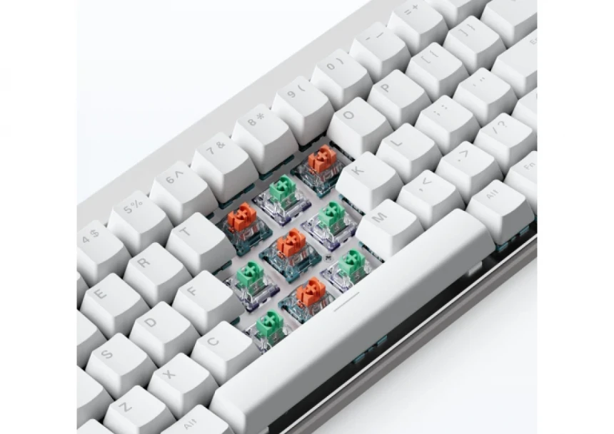 Gaming tastatura MCHOSE Ace 68 Air Ultra Esports Magnetic Switch snow white