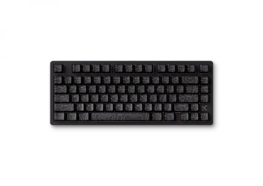 Gaming tastatura MCHOSE Jet 75 Hall Effect Magnetic Switch black topographic