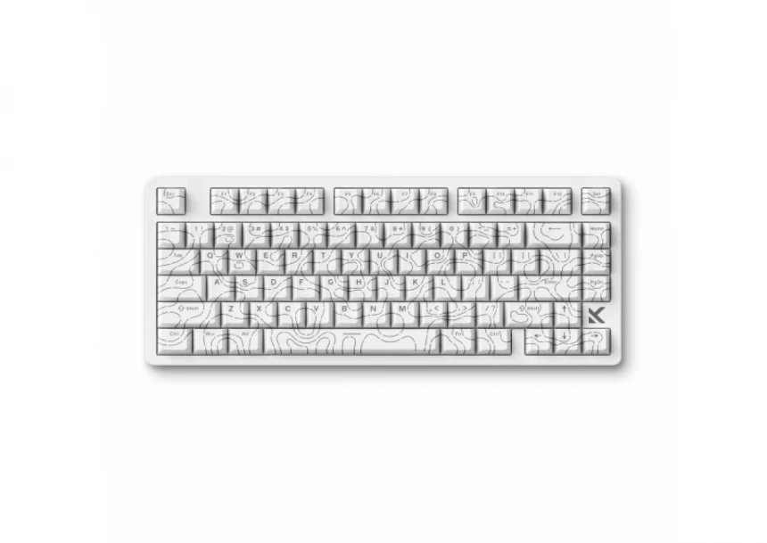 Gaming tastatura MCHOSE Jet 75 Hall Effect Magnetic Switch white topographic