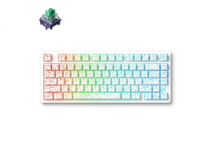 Gaming tastatura MCHOSE Jet 75 White Top...