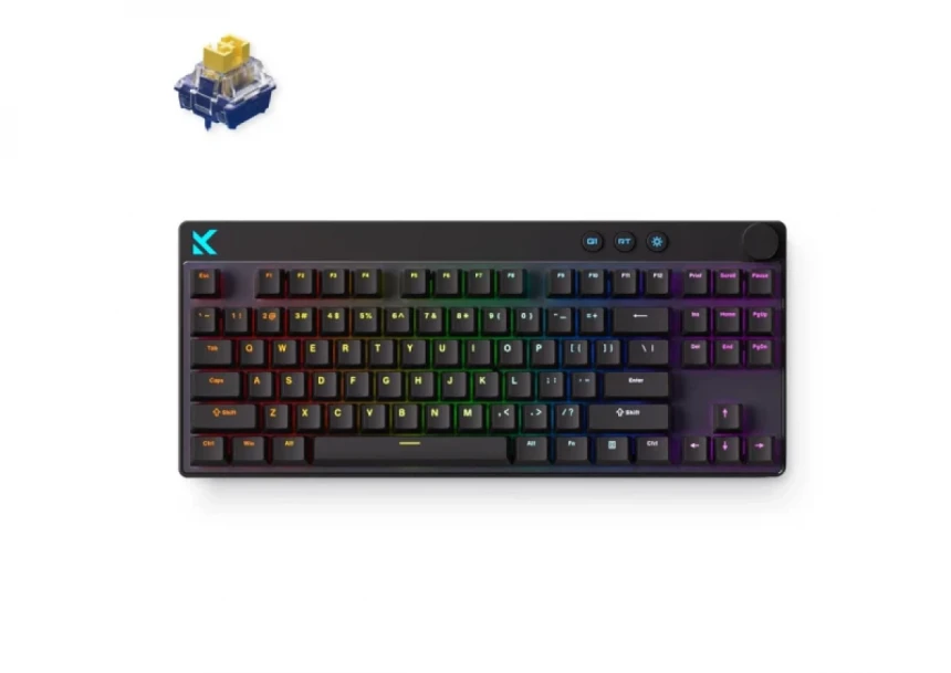 Gaming tastatura MCHOSE Mix 87 Hall Effe...