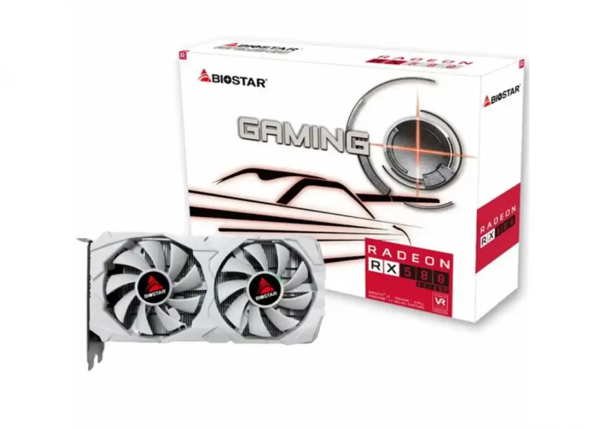 Graficka karta Biostar RX580 White Editi...
