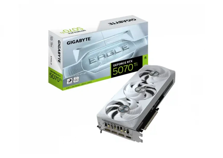 Graficka karta GIGABYTE RTX 5070 Ti EAGLE OC ICE SFF 16GB GV-N507TEAGLEOC ICE-16GD