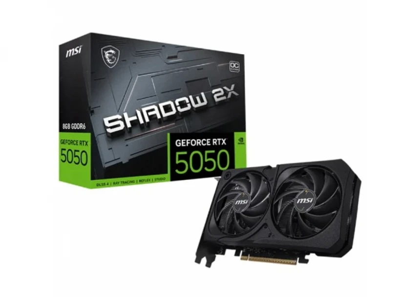 Grafička karta MSI RTX 5050 Shadow 2X OC...