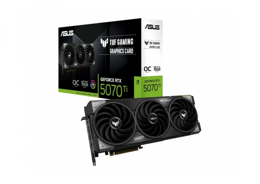 Graficke karte ASUS TUF-RTX5070TI-O16 GAMING NVD/16GB/GDDR7/256bit/crna