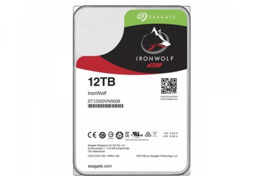 Hard disk 12TB Seagate IronWolf ST12000VN0008
