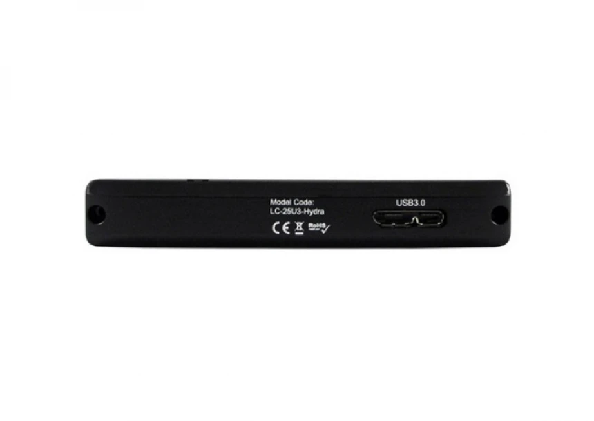 HDD Rack 2.5" LC-Power LC-25U3-Hydra, USB 3.0, SATAn crna
