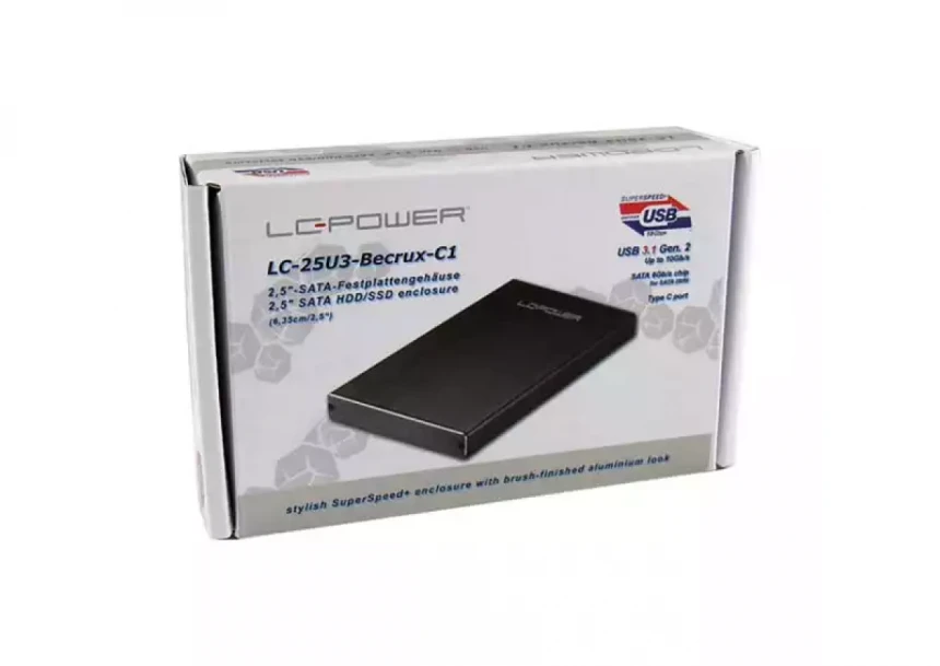 HDD Rack 2.5 SATA USB 3.0 LC Power LC-25U3-Becrux-C1