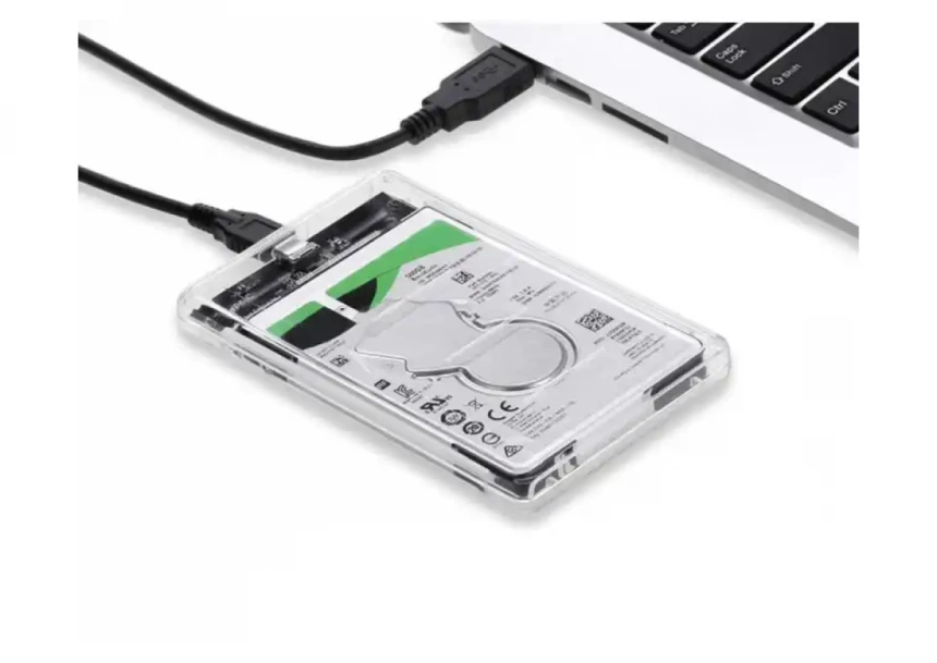 HDD Rack 2.5 SATA USB Tip C 3.0 Linkom Transparentni