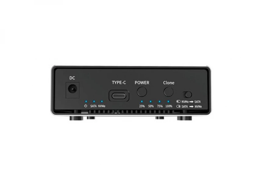 HDD Rack Clone USB(C) na HDD 3.5"/2.5"- M.2 NVME K3527N