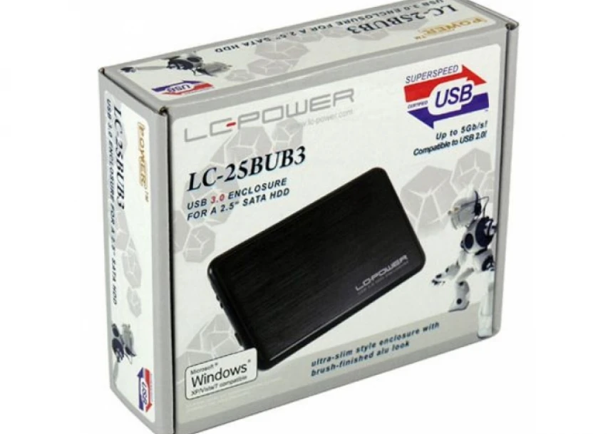 HDD Rack LC Power 2.5" LC-25BUB3 SATA Bl...