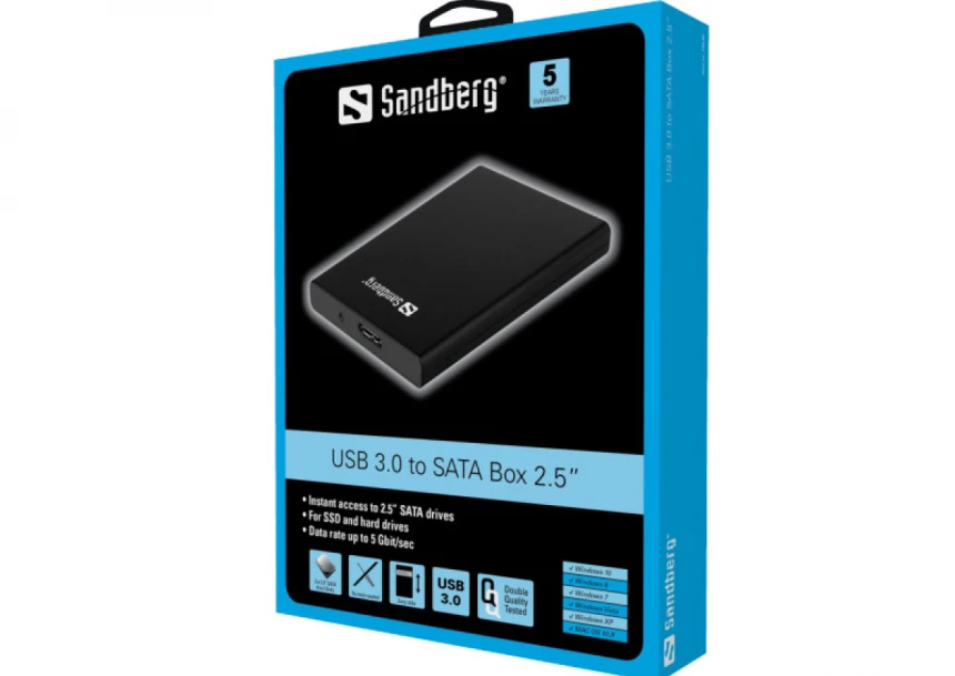 HDD Rack Sandberg 2.5" USB 3.0 133-89