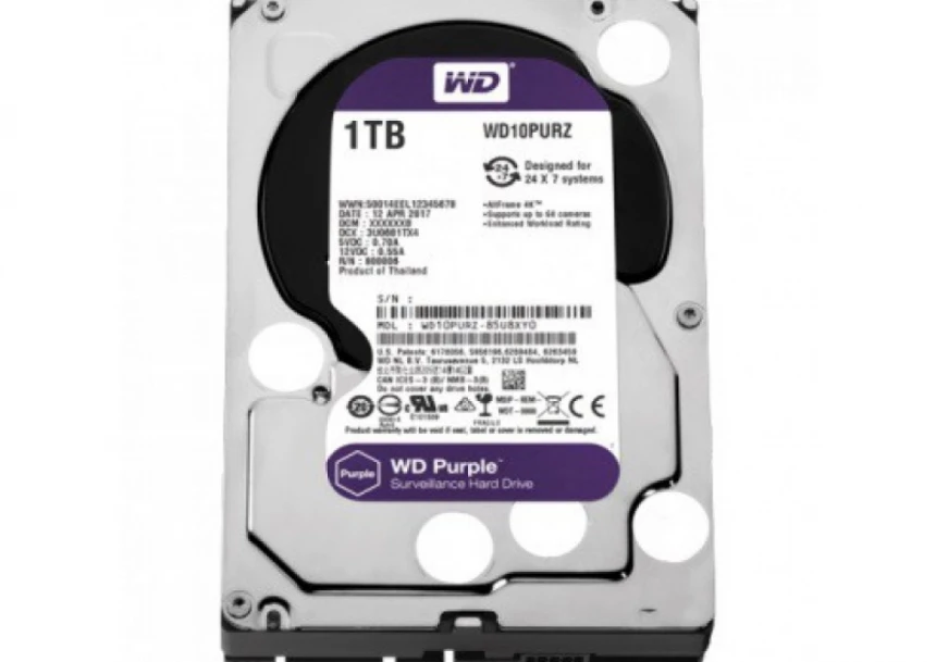 HDD WD 1TB WD10PURZ