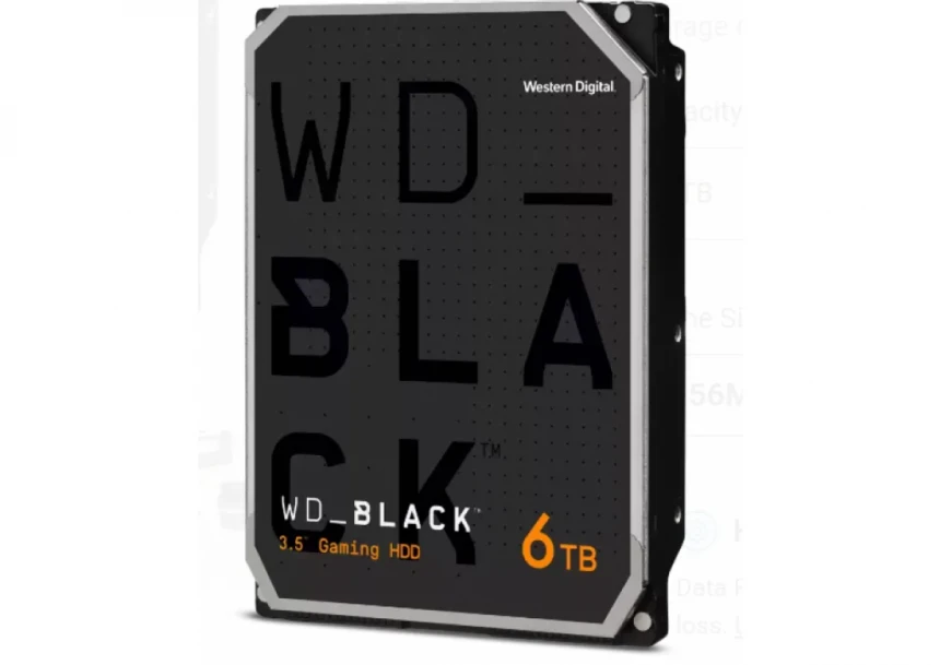HDD WD 6TB WD6004FZWX 7200RPM 128M Black